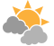 Cloudy. Becoming a mix of sun and cloud this morning. Fog patches dissipating this morning. High 8. UV index 2 or low.